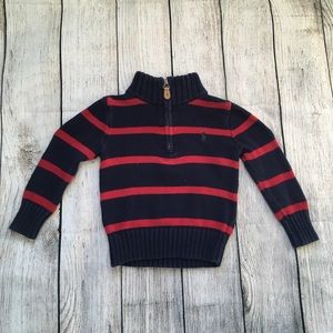 Classic Ralph Lauren zippered sweater pullover